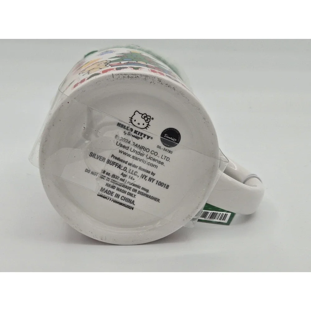 Hello Kitty Happy Holidays Christmas Tree Top Coffee Mug‎ 18oz Hobby Lobby Cup